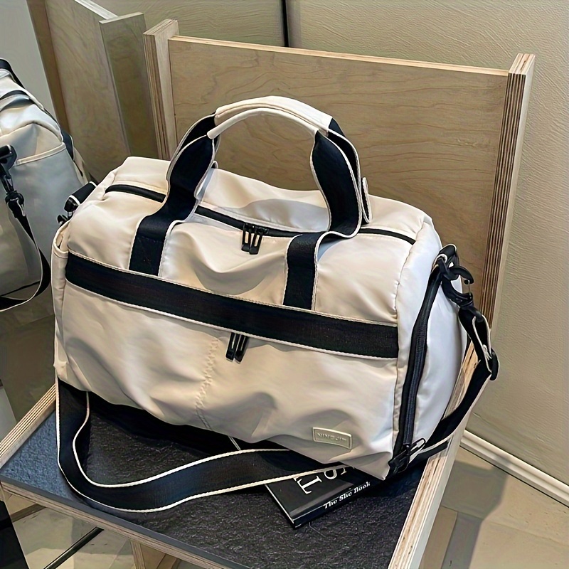Weekender Bag Duffle - Trolley Sleeve Travel Duffel Bag Large