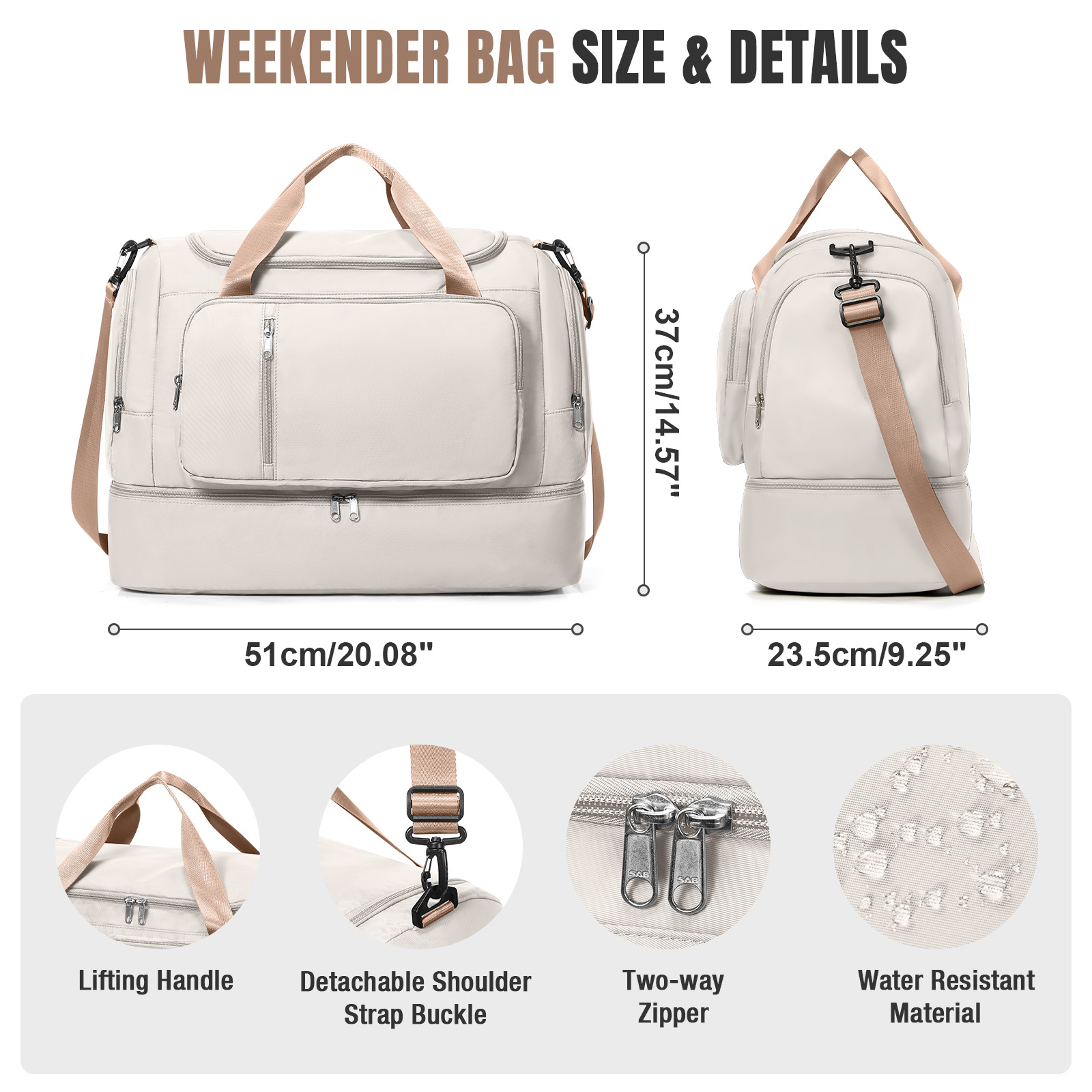 Personal Item Travel Bags for  - Weekender Bag Duffle review and price
