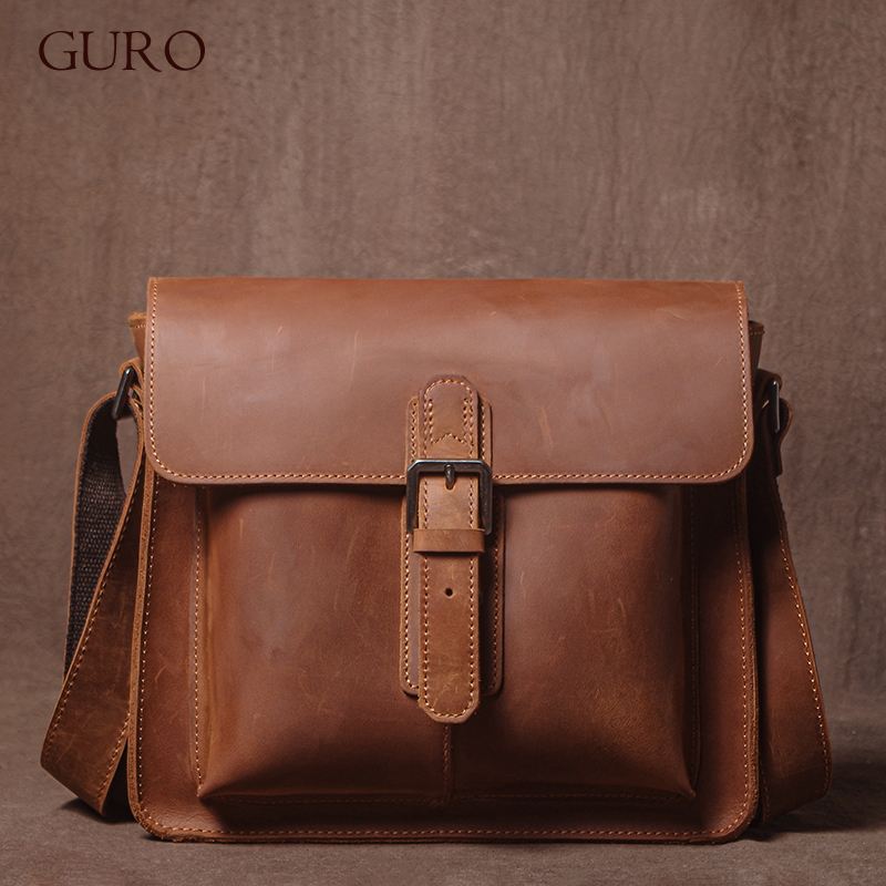 GURO Luxury Brand Genuine Leat - Luxury Bags For Men review and price