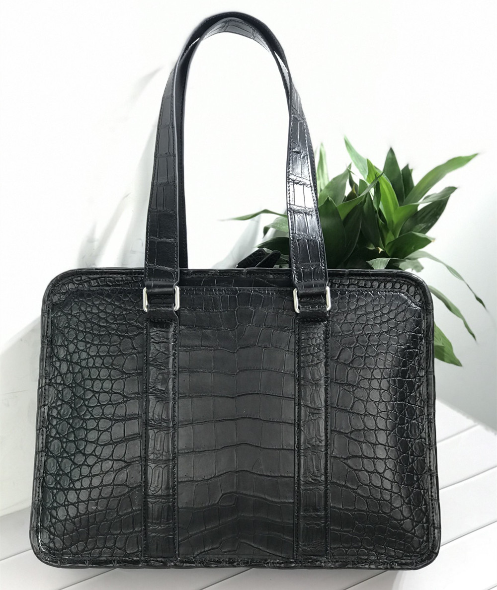 New Crocodile Leather Laptop B - Luxury Bags For Men review and price