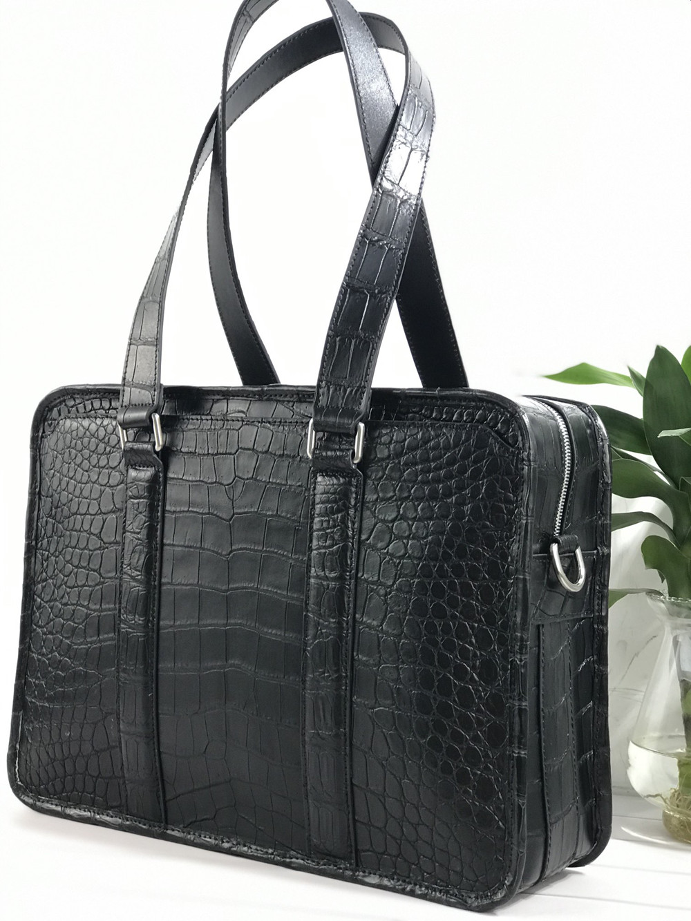 New Crocodile Leather Laptop B - Luxury Bags For Men review and price
