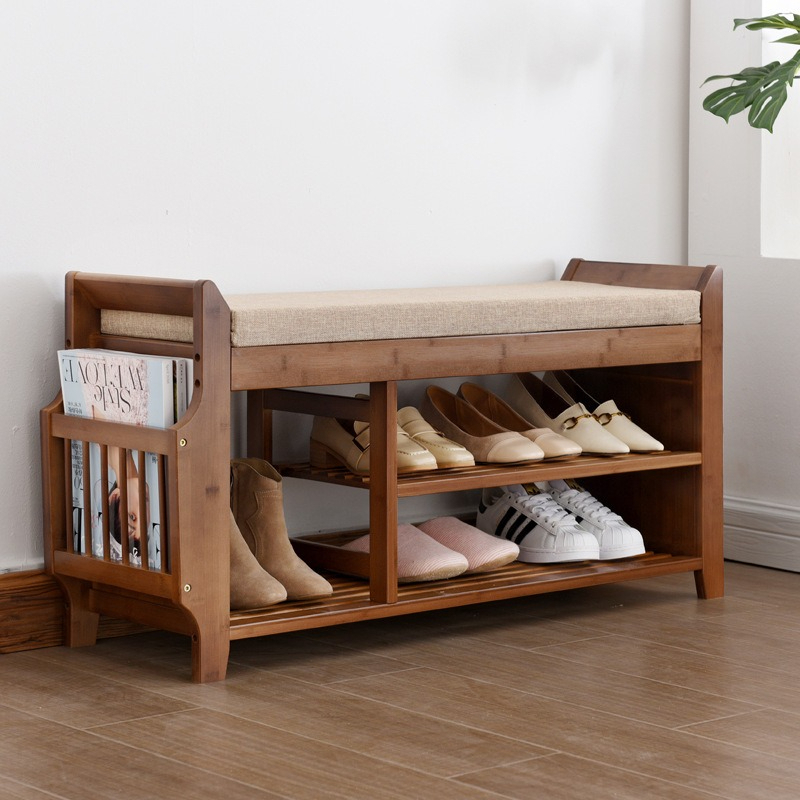 Retro style bamboo shoe cabine - Luxury Bags Levels review and price