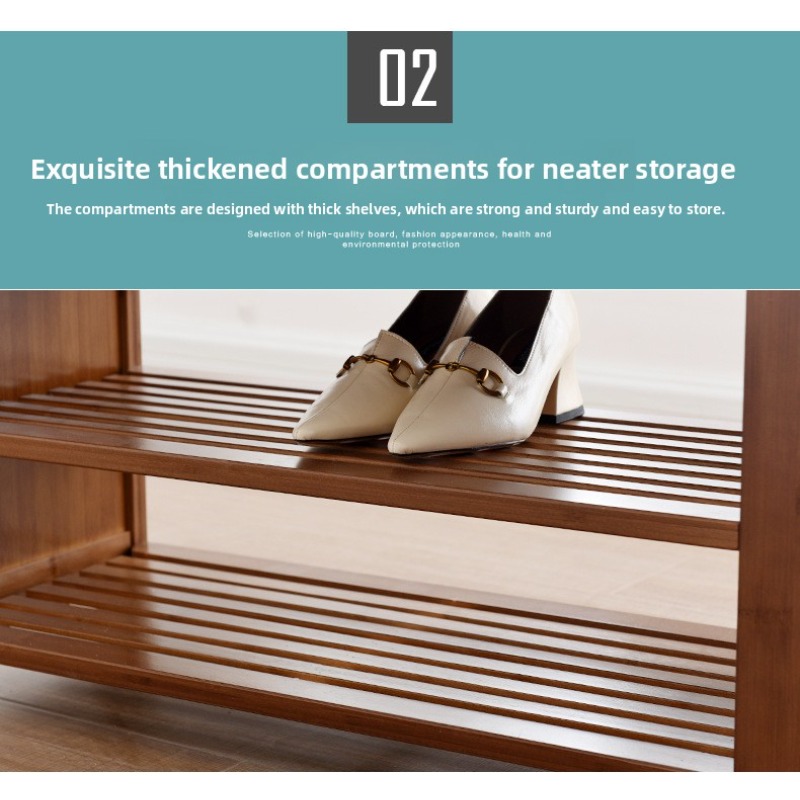 Retro style bamboo shoe cabine - Luxury Bags Levels review and price