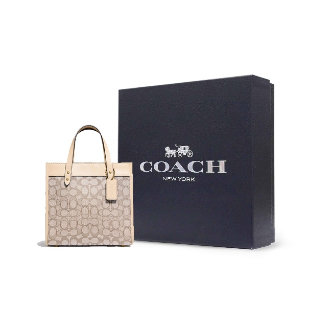 COACH Field Fabric With Leathe - Tote Bag Leather Monogram review and price