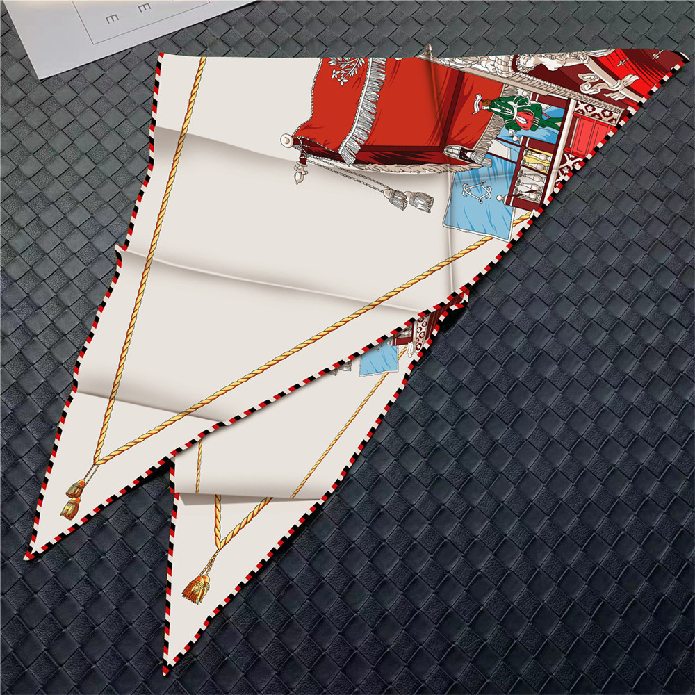 Triangle Twill Scarf Luxury Wo - Luxury Bags Hong Kong review and price